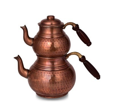Forged Copper Tumbled Teapot -2 - 1
