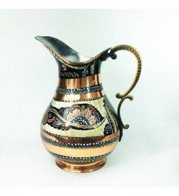 Erzincan Mine Work Copper Jug - 1