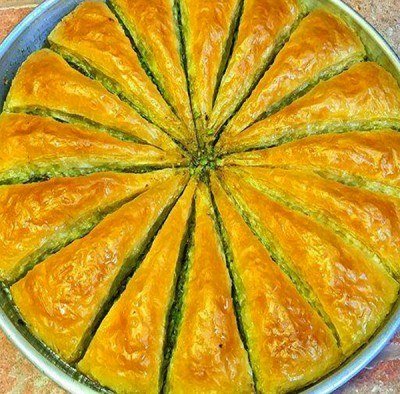 Carrot Slice Baklava Tray 1600 Gr - 1