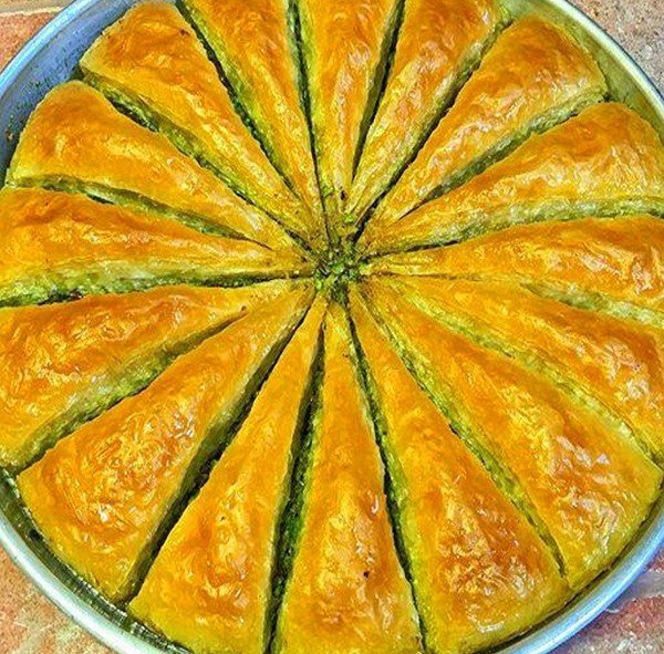 Carrot Slice Baklava Tray 1600 Gr - 1