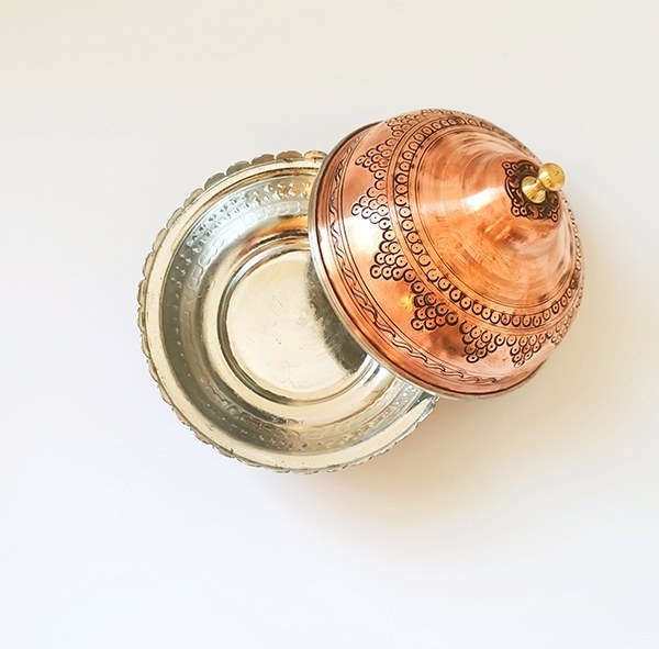 Bowl Sugar Bowl - Copper Color - 3