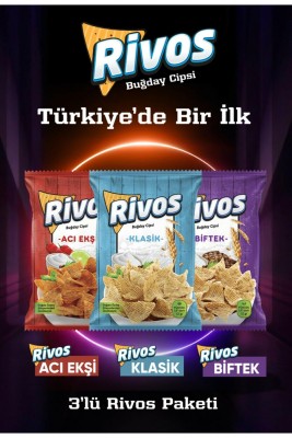 Rivos Wheat Chips Triple Legendary Flavor 
