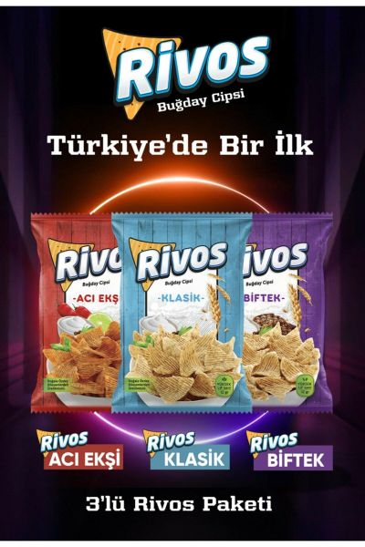 Rivos Wheat Chips Triple Legendary Flavor - 1